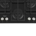 Встраиваемая газовая панель независимая Hotpoint-Ariston HAGS 61F/BK