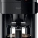 Кофеварка Philips HD7767 Grind & Brew, черный/металлик