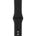 Apple Watch Series 3 42mm Space Gray Aluminum Case with Black Sport Band