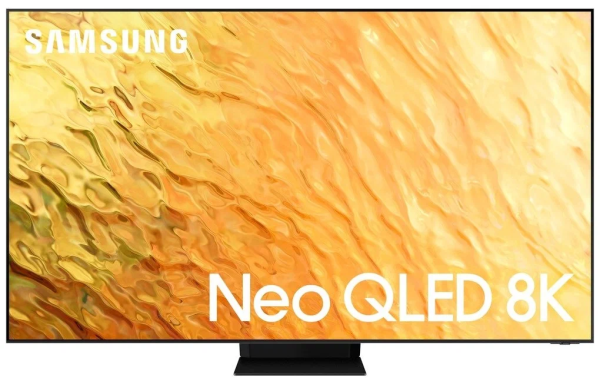 75" Телевизор Samsung QE75QN800BUXCE 2022, черный