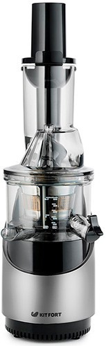 Соковыжималка Kitfort KT-1105 серебристый металлик